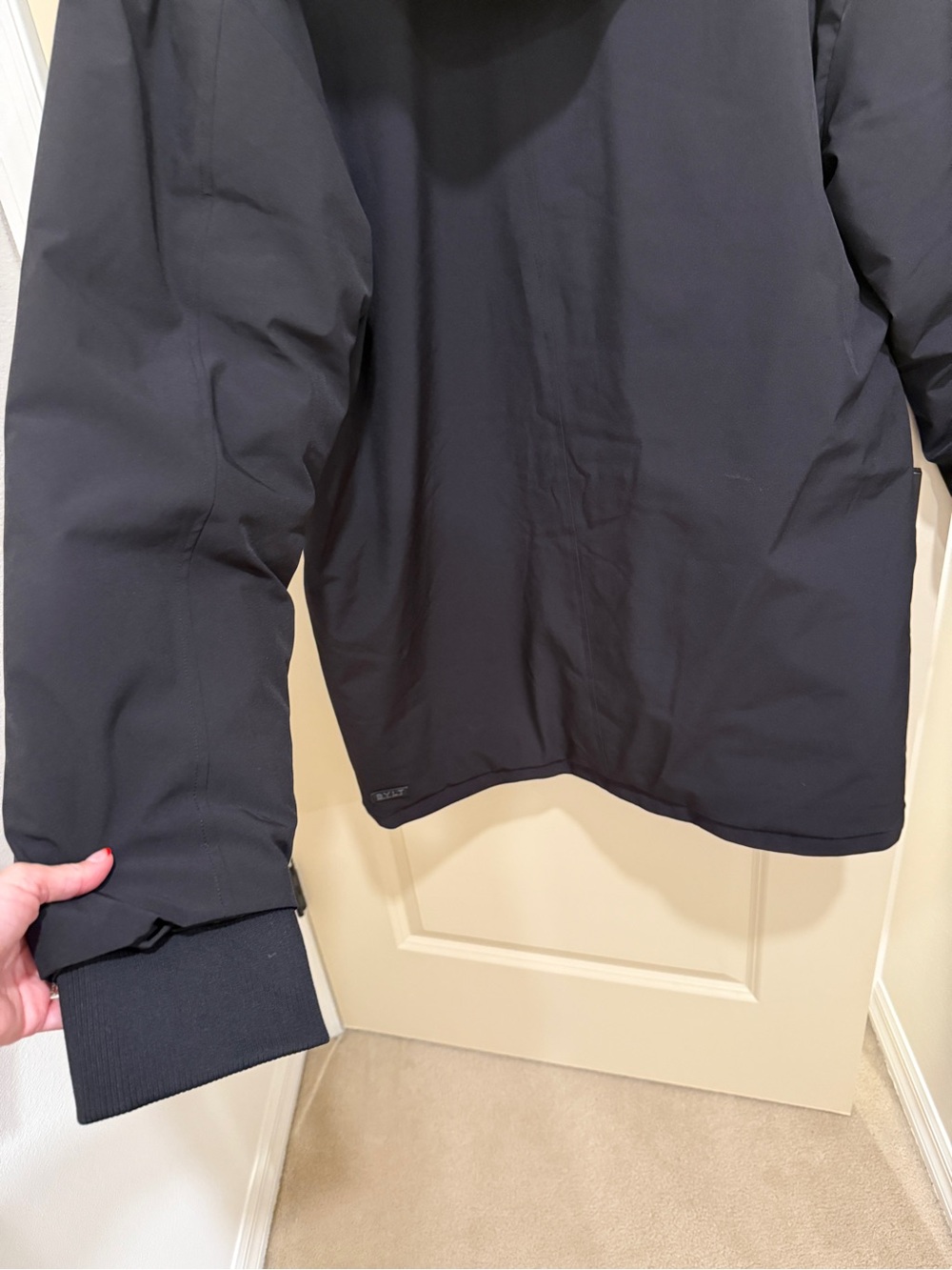 BYLT Basics Men's Large Black Hooded Parka Coat - Picture 12 of 16